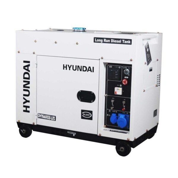 Grupo Electrógeno Diesel Para Instalacion Solar Dhy6600Se-Lrs Hyundai - Imagen 3