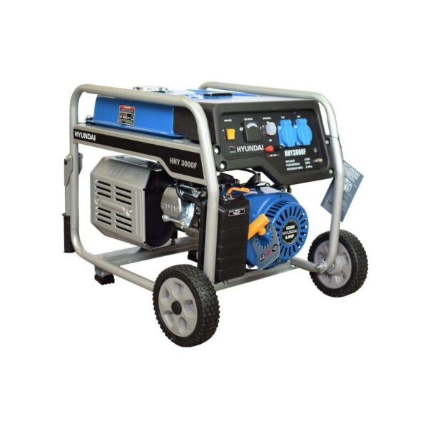 GENERADOR GASOLINA MONOFÁSICO CON RUEDAS HHY3000FK HYUNDAI
