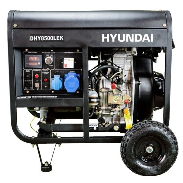 Generador Diésel Abierto Monofásico Dhy8500Lek Hyundai