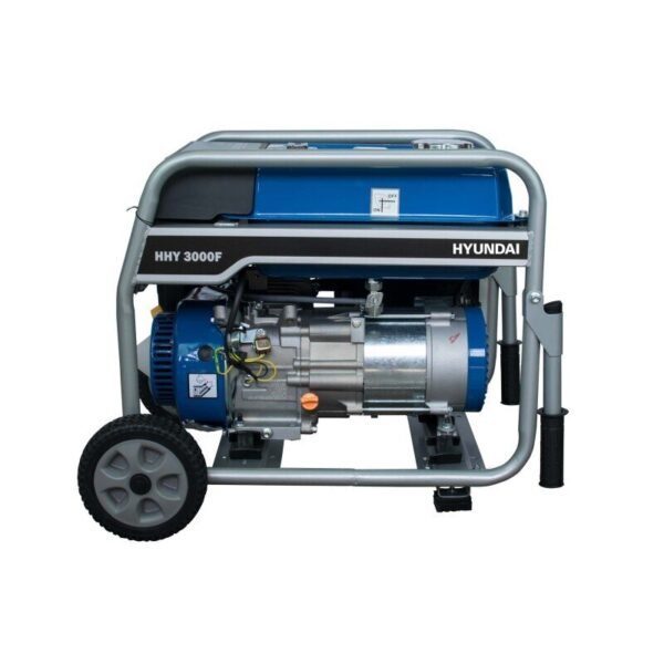 GENERADOR GASOLINA MONOFÁSICO CON RUEDAS HHY3000FK HYUNDAI - Imagen 2