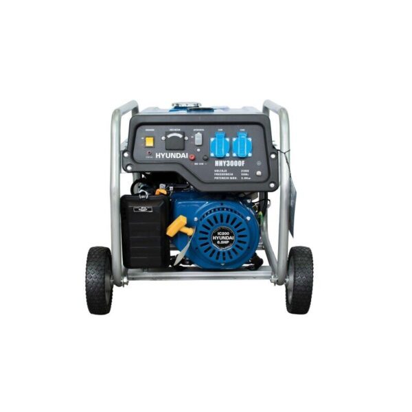 GENERADOR GASOLINA MONOFÁSICO CON RUEDAS HHY3000FK HYUNDAI - Imagen 4