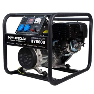 GENERADOR ELÉCTRICO MONOFÁSICO DE 4,4 KW HY6000 HYUNDAI
