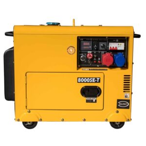 8000SET Generador Diésel Insonorizado FULL POWER 7,9 kvas (400V) / 6,0 KW (230V) 8000SE-T