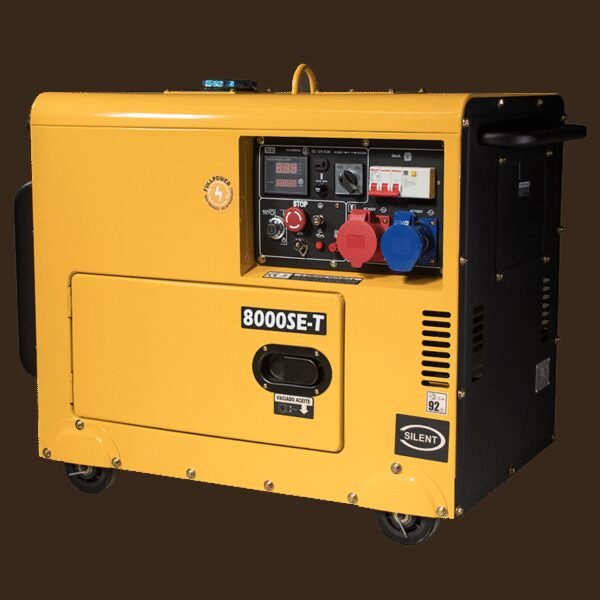 8000SET Generador Diésel Insonorizado FULL POWER 7,9 kvas (400V) / 6,0 KW (230V) 8000SE-T - Imagen 6