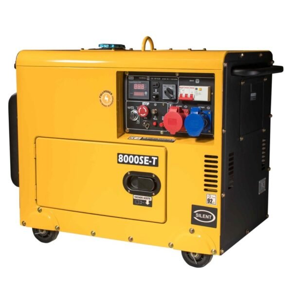 8000SET Generador Diésel Insonorizado FULL POWER 7,9 kvas (400V) / 6,0 KW (230V) 8000SE-T - Imagen 7