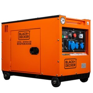Generador Diésel Monofásico 6,3 kW Black+Decker BXGND6300E