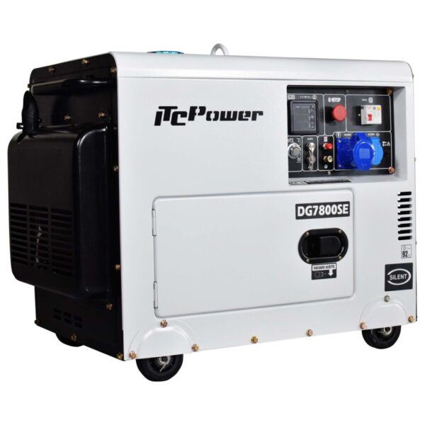 Generador Diésel Monofásico ITCPower 6300w DG7800SE ITC Power - Imagen 2