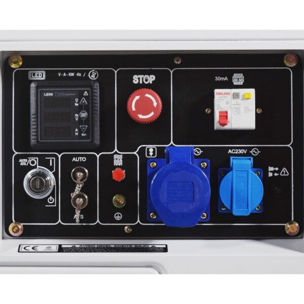 Generador Diésel Monofásico ITCPower 6300w DG7800SE ITC Power - Imagen 6