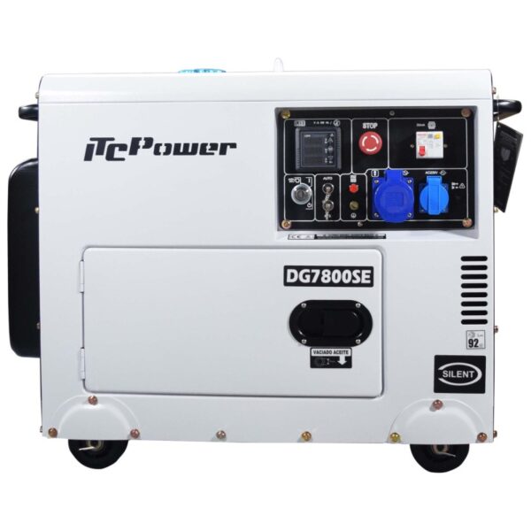 Generador Diésel Monofásico ITCPower 6300w DG7800SE ITC Power