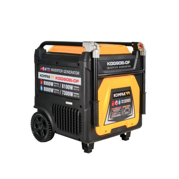 KGG90EIDF Generador Gasolina Inverter Dual Fuel Full Power 8,9KW de KGG90EI-DF Kompak - Imagen 6