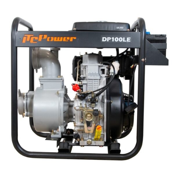 Motobomba Diesel 100 mm ITCPower arranque eléctrico DP100LE ITC Power - Imagen 2