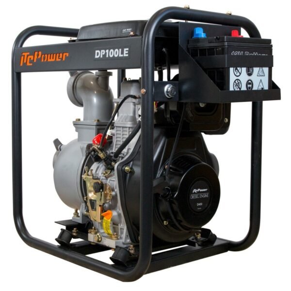 Motobomba Diesel 100 mm ITCPower arranque eléctrico DP100LE ITC Power - Imagen 11