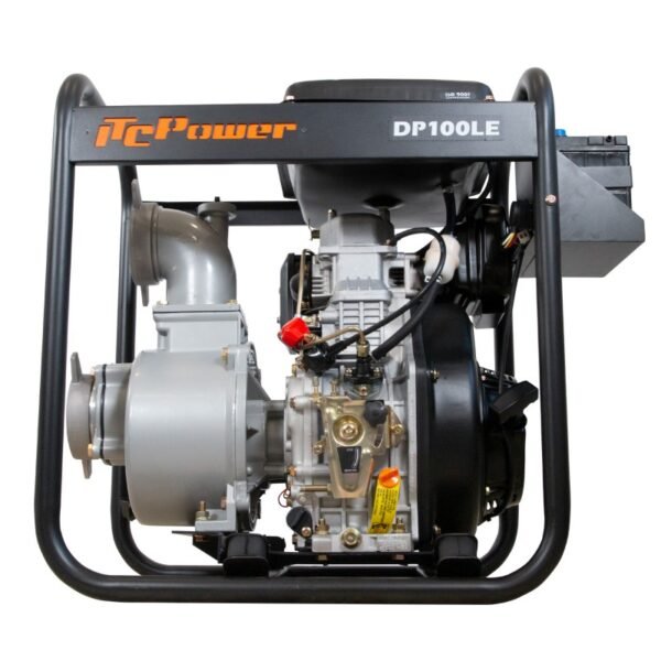 Motobomba Diesel 100 mm ITCPower arranque eléctrico DP100LE ITC Power - Imagen 8