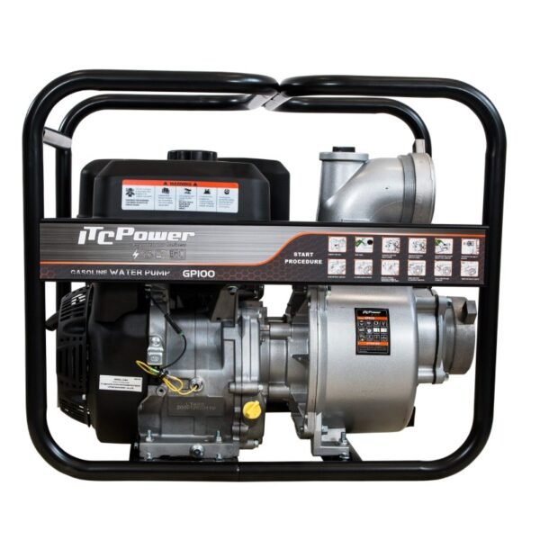 Motobomba Gasolina ITCPower Agua Limpias de Caudal GP100 ITC Power
