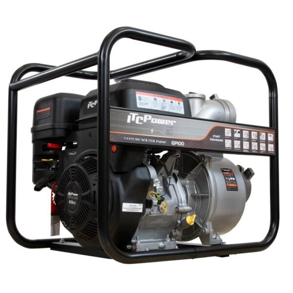 Motobomba Gasolina ITCPower Agua Limpias de Caudal GP100 ITC Power - Imagen 8