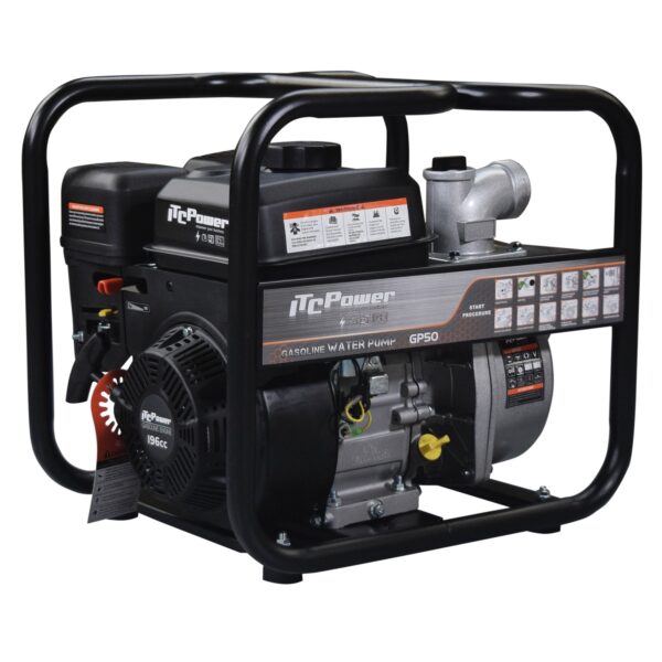 Motobomba Gasolina ITCPower Aguas Limpias de Caudal GP50 ITC Power - Imagen 2