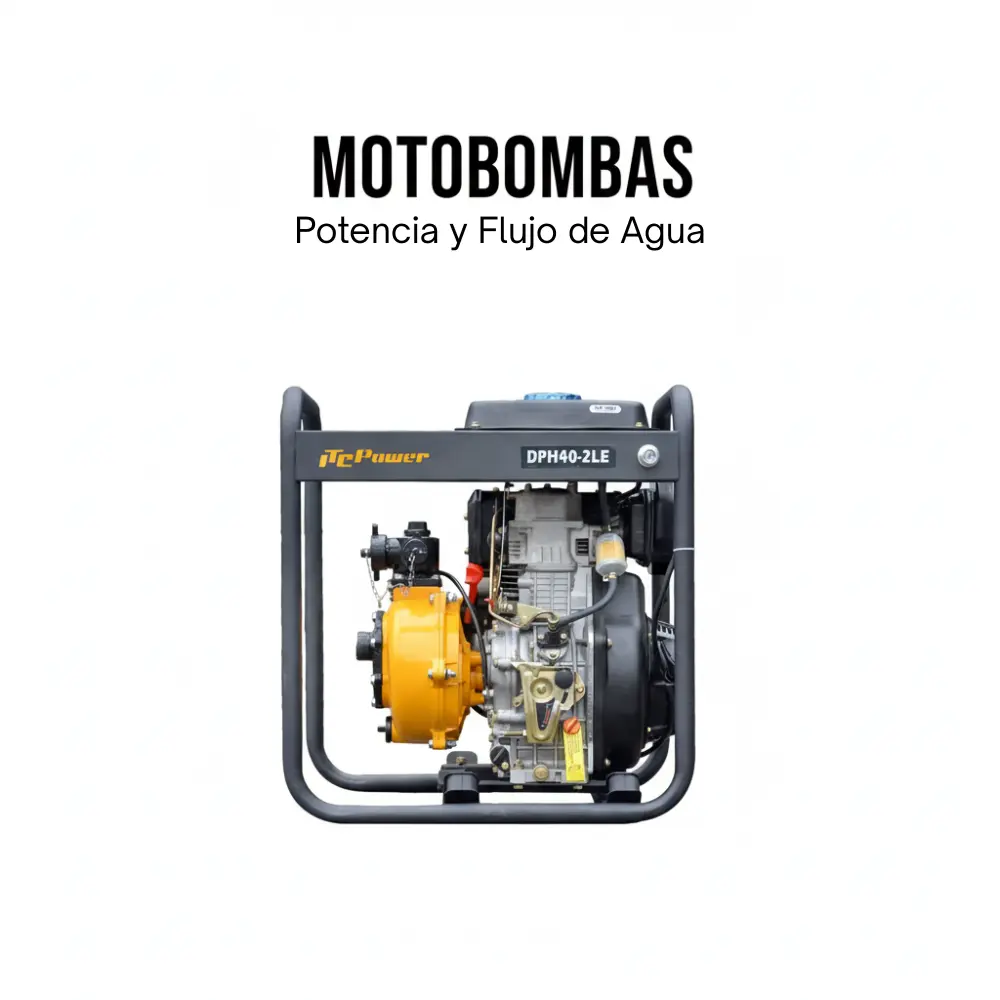 Motobombas para trasvase de agua